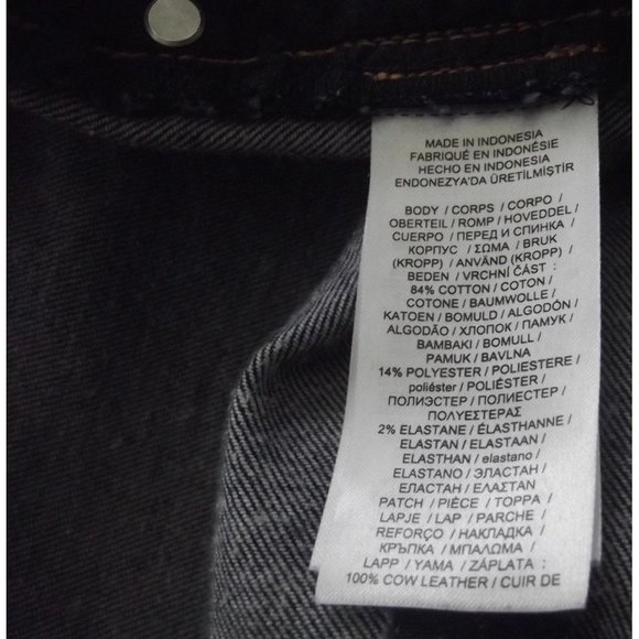 LAUREN Ralph 10x29 Dark Blue Mid Rise Straight Leg Jeans Black Label tummy panel - Picture 9 of 11